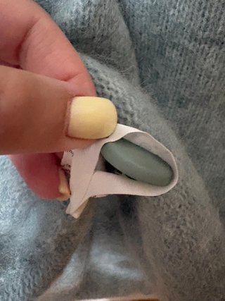 Cardigan Mia Sézane Talla Única Verde Azulado