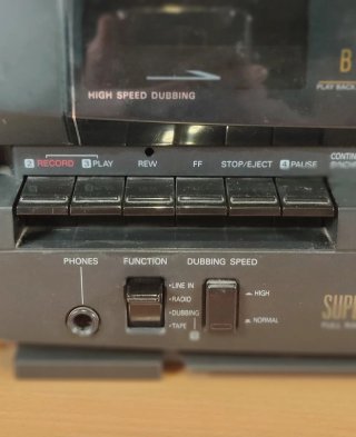 Radio Cassette Portátil Sanyo M901 SR doble pletin
