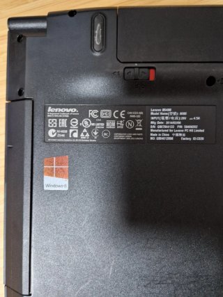 Lenovo B5400 12GB RAM 256GB SSD