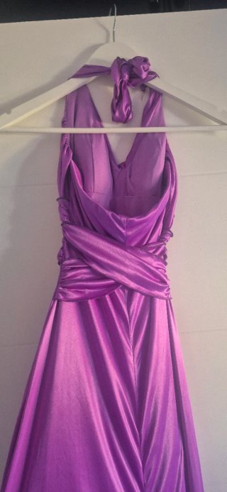 Vestido de fiesta púrpura talla única