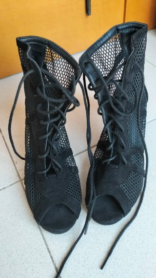 Botines de baile con tacón