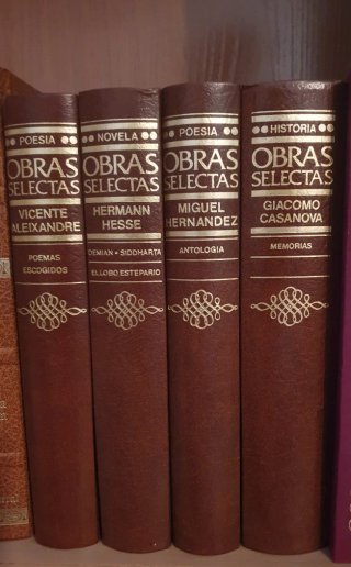 4 volumenes de OBRAS SELECTAS.