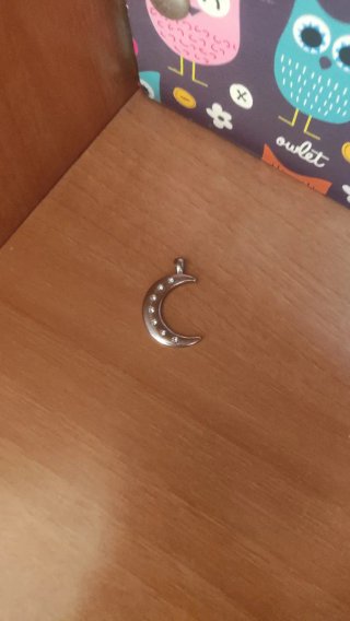 Colgante Luna con Brillantes serie de soy luna