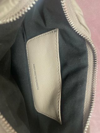 Borsa Emporio Armani beige usata pochissimo