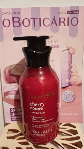 Creme Hidratante O Boticário Cherry Rouge