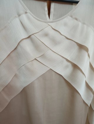 Blusa Talla Moda Crema Talla 52