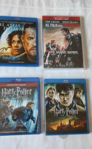 Lote 6 Películas Blu-ray: Harry Potter, Superman.
