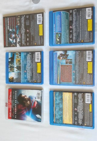 Lote 6 Películas Blu-ray: Harry Potter, Superman.