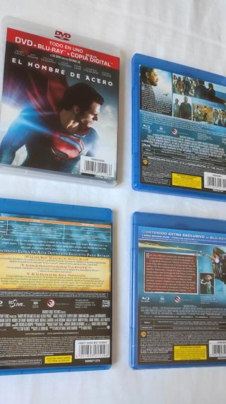 Lote 6 Películas Blu-ray: Harry Potter, Superman.