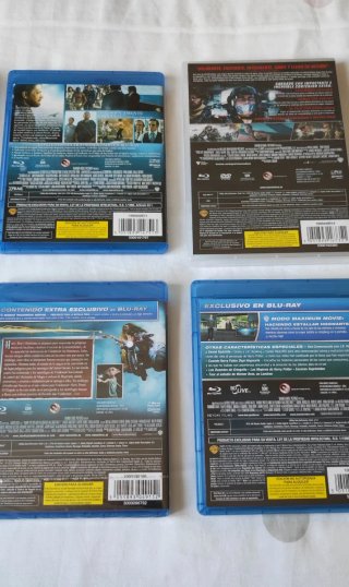 Lote 6 Películas Blu-ray: Harry Potter, Superman.