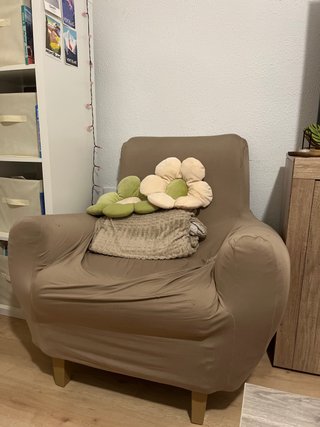 Sillón estampado
