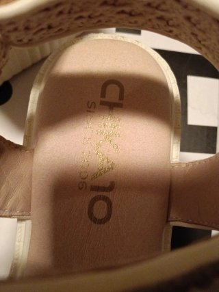 Sandalias Chika10 Beige/Blanco roto Talla 37