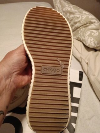 Sandalias Chika10 Beige/Blanco roto Talla 37