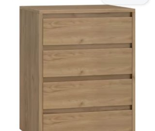 Espejo Ikea Negro Madera
