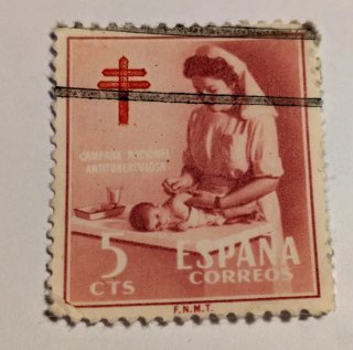 Lote Tacos 900 Sellos España  (Años 1940s-1960s).