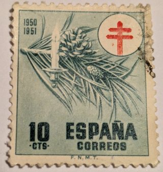 Lote Tacos 900 Sellos España  (Años 1940s-1960s).