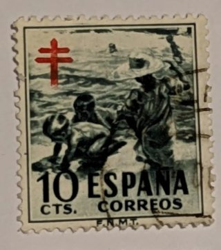 Lote Tacos 900 Sellos España  (Años 1940s-1960s).