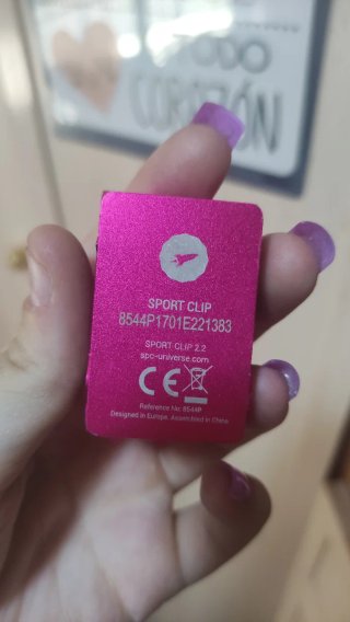 Reproductor MP3 SPC Sport Clip 2.2 Rosa