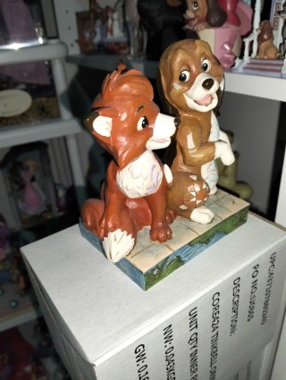 Figura Disney Tod y Toby Jim Shore