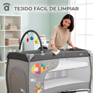 Cuna de Viaje Asalvo Doble Altura