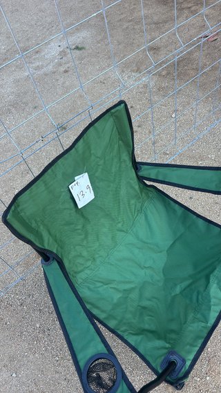 Silla de camping verde