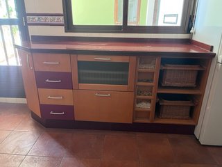 Cocina rústica para cortijo