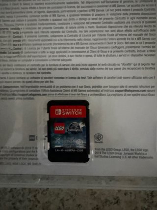 Lego Jurassic World Nintendo Switch