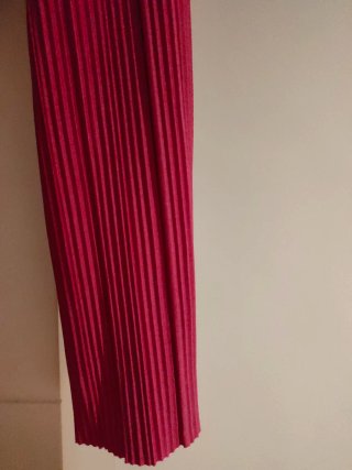 Vestido fucsia Mango talla L midi