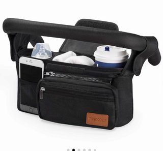 Bolso para cochecito de bebé con estampado de leop