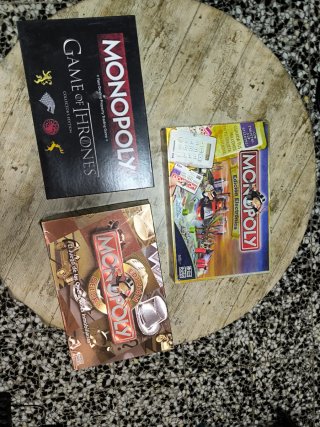 Lote 3 Juegos Monopoly