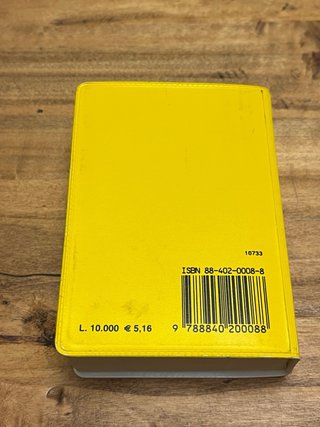 Dizionario tascabile spagnolo