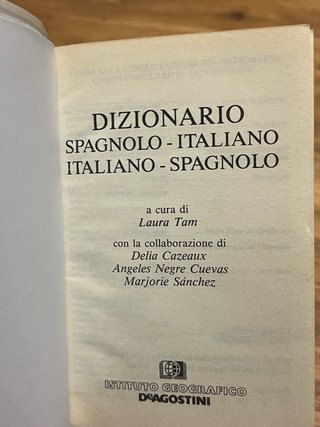 Dizionario tascabile spagnolo