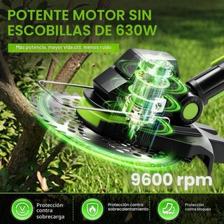 Desbrozadora 3 en 1 con batería