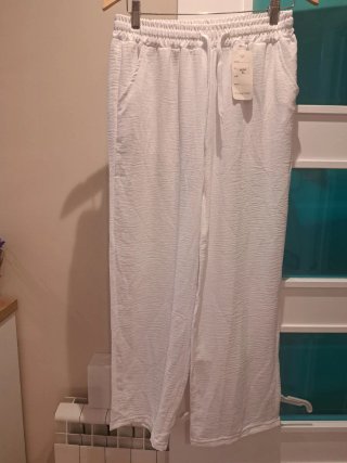 Pantalón blanco Fio Yange