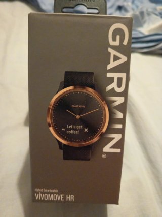 Reloj Garmin Vívomove HR Negro/Oro Rosa