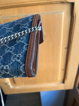 Borsa Gucci Dionysus Mini GG Denim Blu