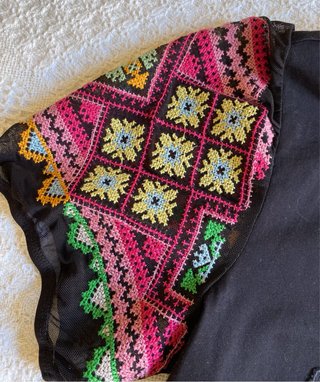Blusa Desigual M Mangas Bordadas
