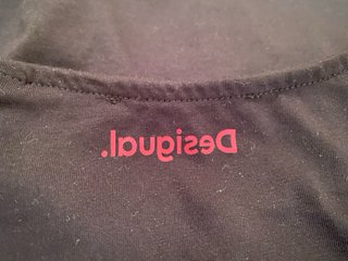 Blusa Desigual M Mangas Bordadas