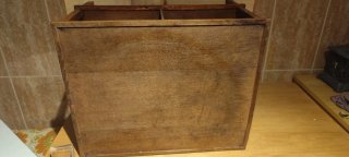 Casa de muñecas antigua de madera