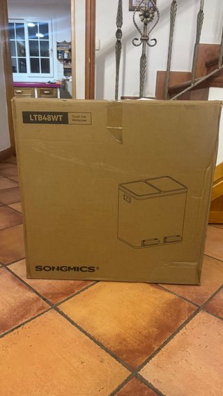 Cubo basura SONGMICS 2x24L