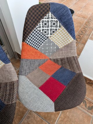 Pack 4 Sillas Patchwork