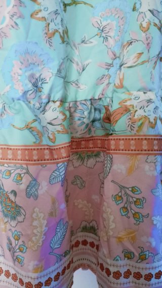 Vestido cruzado estampado floral