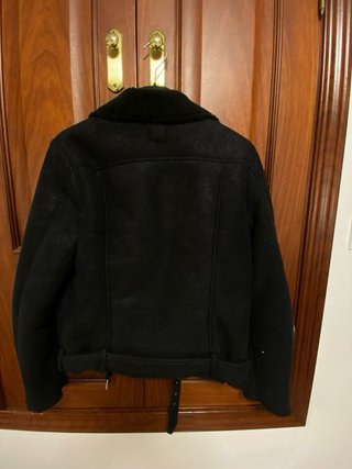 Chaqueta borreguito negra