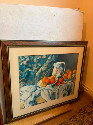 Cuadro Bodegón Cézanne con Marco
