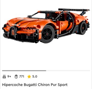 Lego Technic Bugatti y BMW M4