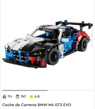 Lego Technic Bugatti y BMW M4