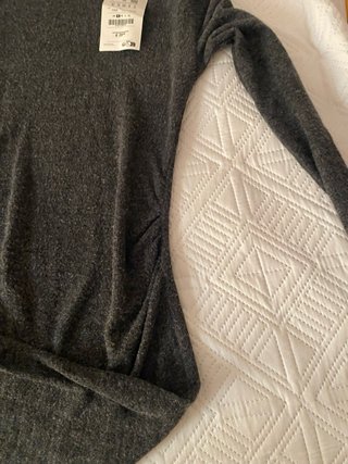 Vestido de lana gris