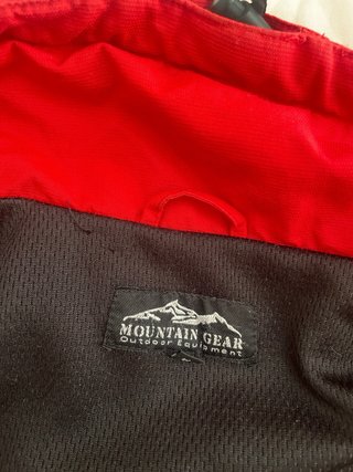 Chaqueta de montaña roja Mountain Gear
