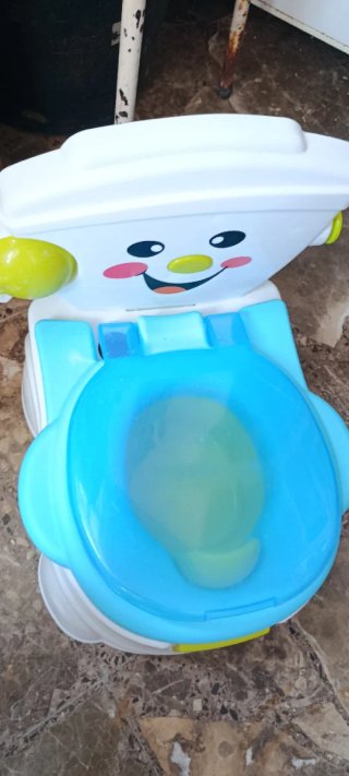 Orinal Portátil Bebé Azul y Verde