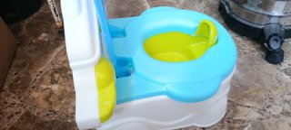 Orinal Portátil Bebé Azul y Verde